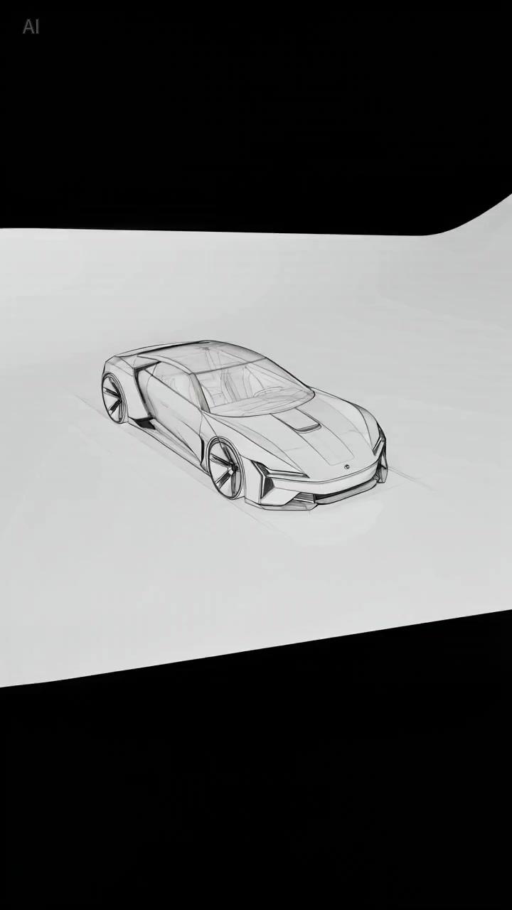 Car Sketch to Scene