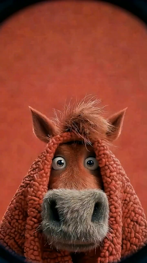 Fisheye Horse Comedy